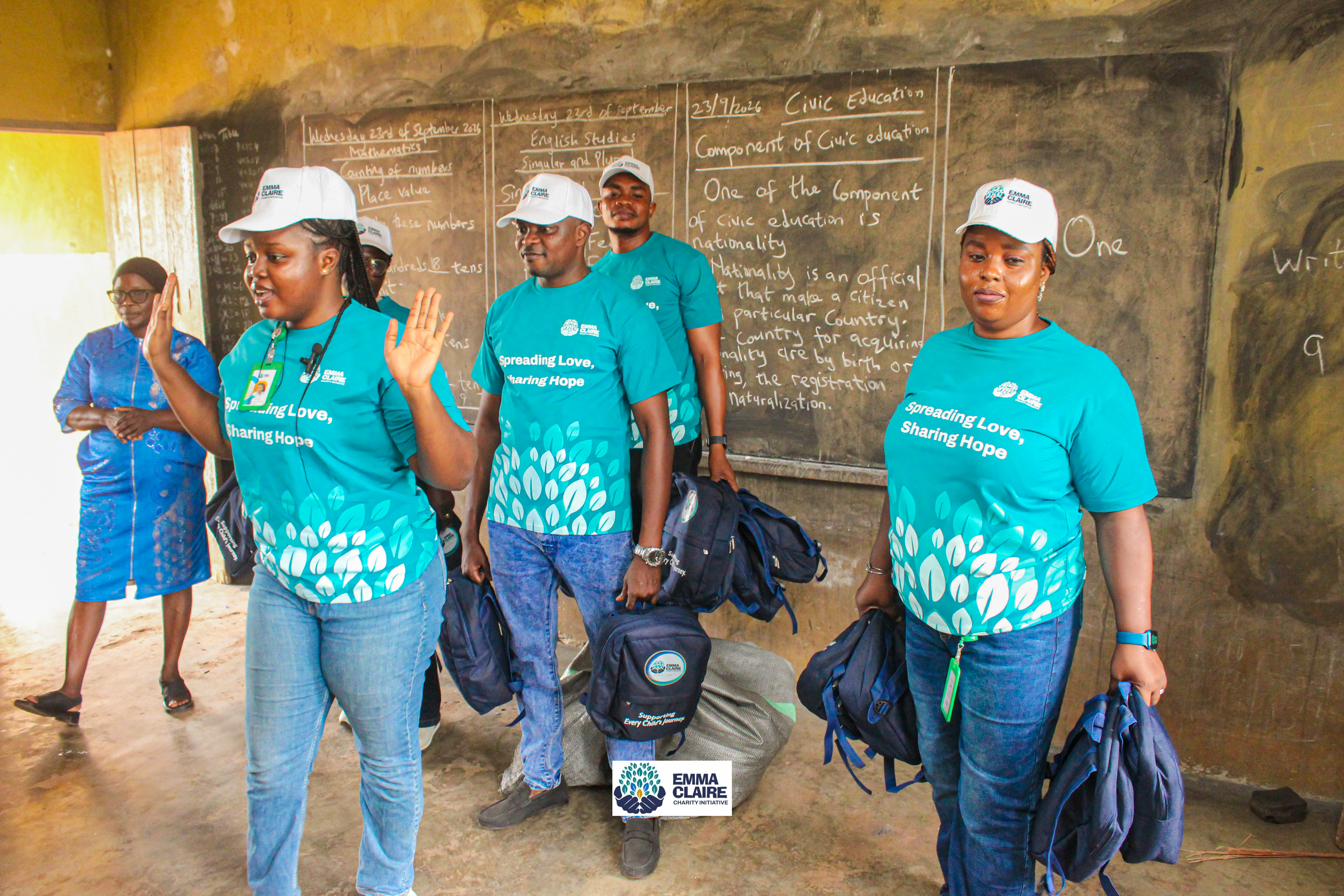 Back-to-School outreach supporting children in Ibadan